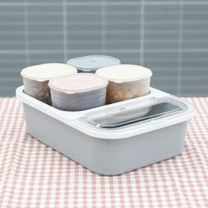 아트박스/올리오 파스텔 쌀통 3kg+잡곡통 900ml 4개