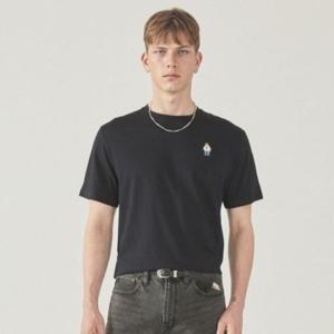 [후아유]남녀공용 Steve Short Sleeve T-shirt(Loose Fit) WHRAF3711U