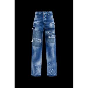 Dsquared2 디스트레스드 스트레이트 레그 진 S75LB1069D30011 470 TP944437342