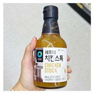 청정원 쉐프의 치킨스톡 340g x 1개 32579