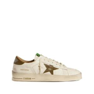 Golden Goose 스타단 스타 프린트 레더 스니커즈 GMF00667F007555