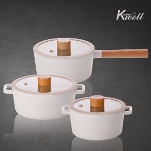 키친웰 토리 IH 인덕션 세라믹 냄비세트 3종(16양수+18편수+20양수)