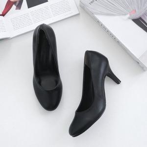 갓슈 마루 수제 7cm 하이힐 여성구두 유니화