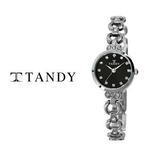 [TANDY] 탠디 럭셔리 여성용 쥬얼워치(오스트리아 스톤 식입) T-4033 블랙
