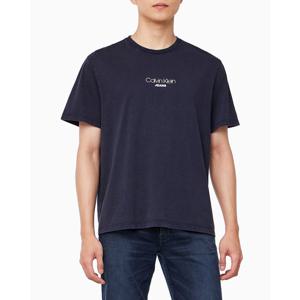 [캘빈클라인 진]남성 레귤러핏 CK 반팔 티셔츠 다크네이비 4RB824G (4RB824G-CJM)
