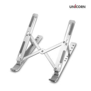 유니콘 LP-250S 휴대용 노트북거치대 받침대 알루미늄 접이식 7단높이조절