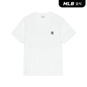 [MLB공식] 25F 베이직 컴포터블핏 반팔 티셔츠 NY (White) 3ATSB3054-50WHS