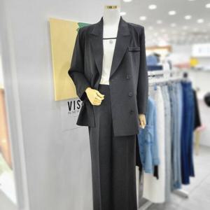 [비지트인뉴욕]7부소매 셋업 쓰리버튼 홑겹 카라자켓 VA4JK09_US