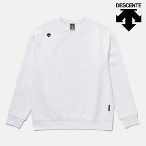 [데상트] 백그래픽 컴포트핏 맨투맨 SP323UHT71WHT0 티셔츠
