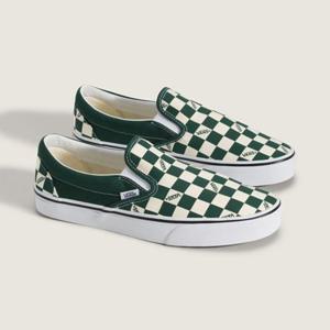[VANS] 반스 남녀공용 클래식 슬립온 반스 체크(그린) VN000DAHEME1 CH