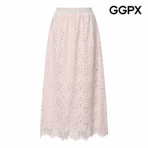 [GGPX] H라인 레이스 밴딩 스커트 (GP9SK002B)