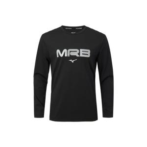 [미즈노(스포츠)]MRB 러닝 프린팅 기능성 롱슬리브 티셔츠 블랙 32YA450009
