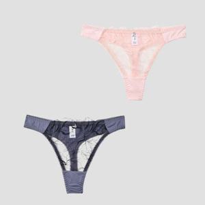 여성 플라워 망사 크레오라 티팬티 0151mk