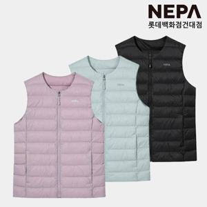 네파[택가 169,000원]여성 가을 겨울 레타 라운드넥 경량 다운 조끼 베스트 패딩 조끼 7L61302