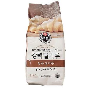 [백설] 강력 밀가루 (빵용) 1kg x 2개 a45358