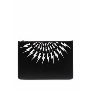닐바렛 클러치 파우치 PBSG162AC9200 01 BLACK WHITE