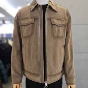 [바쏘]남자 카키베이지 리얼 염소가죽 점퍼 WSAFY5UA03A