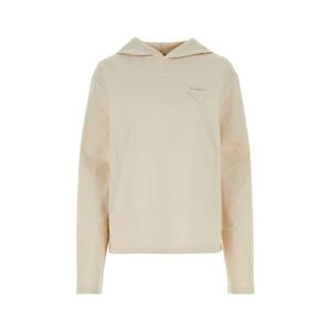 프라다 후드 티셔츠 134691SOOO14LY F0018 Beige o Tan