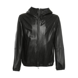 엠포리오 아르마니 가죽 자켓 01R54P01P54999 Black