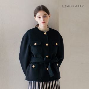 [스테이씨]금장 단추 핸드메이드 코트 (MM34CT04)