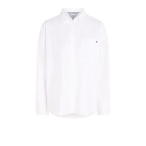 타미 힐피거   긴팔 셔츠 FW24 WW0WW41410 YCF 4570785 OPTIC WHITE
