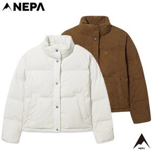 네파[택가 289.000](7J(7L82068) 여성 램블러 캐주얼 골덴 코듀로이 크롭기장 숏패딩 다운