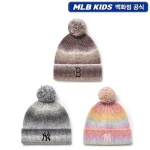 [MLB키즈]여아 그라데이션 폼폼 비니(7FBNB2356)