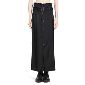 요지 야마모토 숏 스커트 FLS68201 1 Black