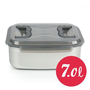 키친아트 멘토 스텐밀폐용기 핸디 4호 7.0L