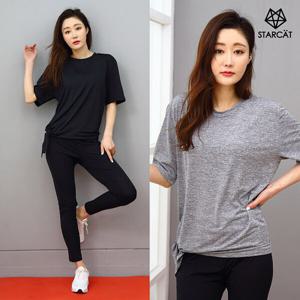 [스타캣]요가복상의 필라테스복 옆트임롱티셔츠TS88WAB2