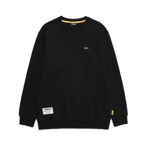 내셔널지오그래픽 N223USW910 폴하스 스몰 로고 맨투맨 BLACK