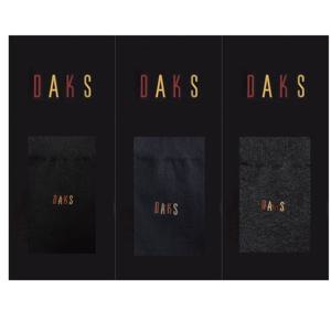 [닥스(양말)]CT22379 신사 면스판중목 무지 3족세트