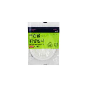 크린랩 접시 100mm 10입 전자레인지 캠핑 소풍