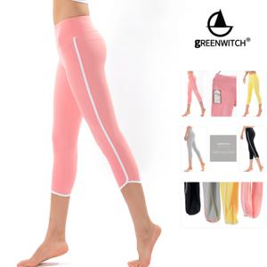 [그리니치]휘트니스 필라테스 8부팬츠 요가바지 sr1007