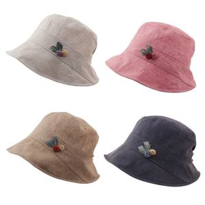 시원한 린넨 벙거지 4color 엄마 부인 중년여성 챙모자/OM-B7002