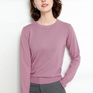 여성 봄 가을 얇은 라운드넥 데일리 니트 5컬러 MDN250