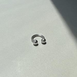써지컬스틸 U바 투볼 링 피어싱