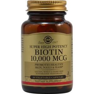 솔가 비오틴 10000 mcg 60 식물성캡슐