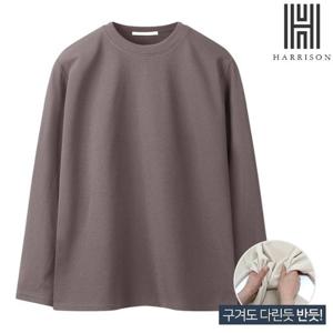 [해리슨] 링클프리 리버플 라운드 긴팔티 WMS1002
