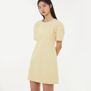 [랩][made by LAP] 다트 볼륨소매 미니 원피스 AP2WO562
