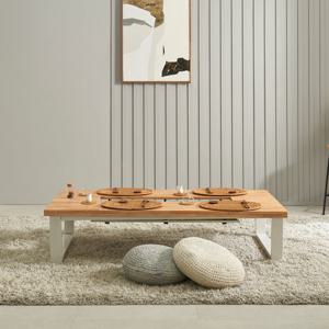 (착불)우아미가구 니오코 참죽 원목 좌식 테이블 1500