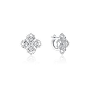 [GB] 튜더로즈 다이아몬드 14K 귀걸이 LEF24014D