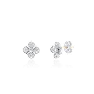 [GB] 튜더로즈 파베 다이아 14K 귀걸이 LEF24022D