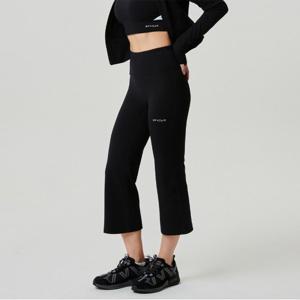 [스파이더] 여성 세미 와이드 8부 레깅스 팬츠 SPJPCNFL354WBLK