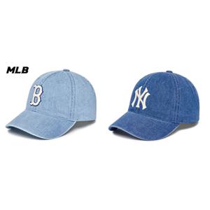 [MLB]남여공용 데님 언스트럭쳐볼캡 (3ACPD013N)