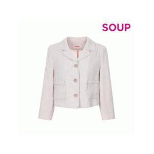 [숲]SOUP 스티치 싱글 재킷 SA4JK81