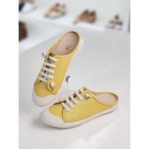 [머랭고]천연소가죽 파스텔 스니커즈 블로퍼 2cm (M23F07L)