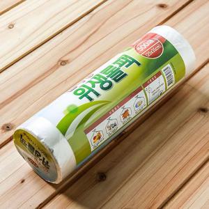 500매 실속형 위생롤팩 25x35cm 비닐팩 크린백 지퍼