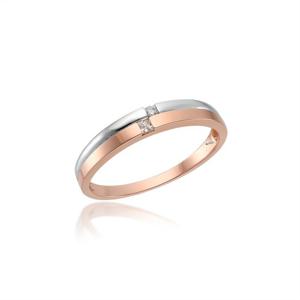 [GB] 러브 투톤 남성 커플링 14K GOLD 반지 LRM20C07G