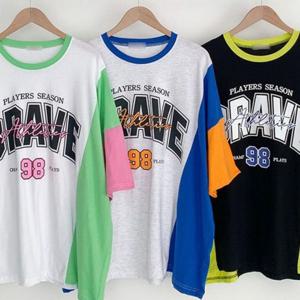 브레이브 배색 306P581S 반팔티 빅사이즈